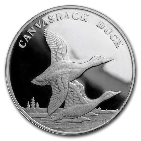 2003 Silver National Wildlife Refuge System Medal: Duck (Proof) 2003 Silver National Wildlife Refuge System Medal: Duck (Proof)