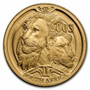 2003 South Africa 1/2 oz Proof Gold Natura Lion