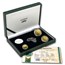 2003 South Africa 3-Coin Gold Natura Lion Prestige Proof Set