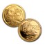 2003 South Africa 4-Coin Gold Natura Lion Proof Set