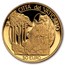 2003 Vatican City Proof Gold 50 Euros Pope John Paul II Ten Comma