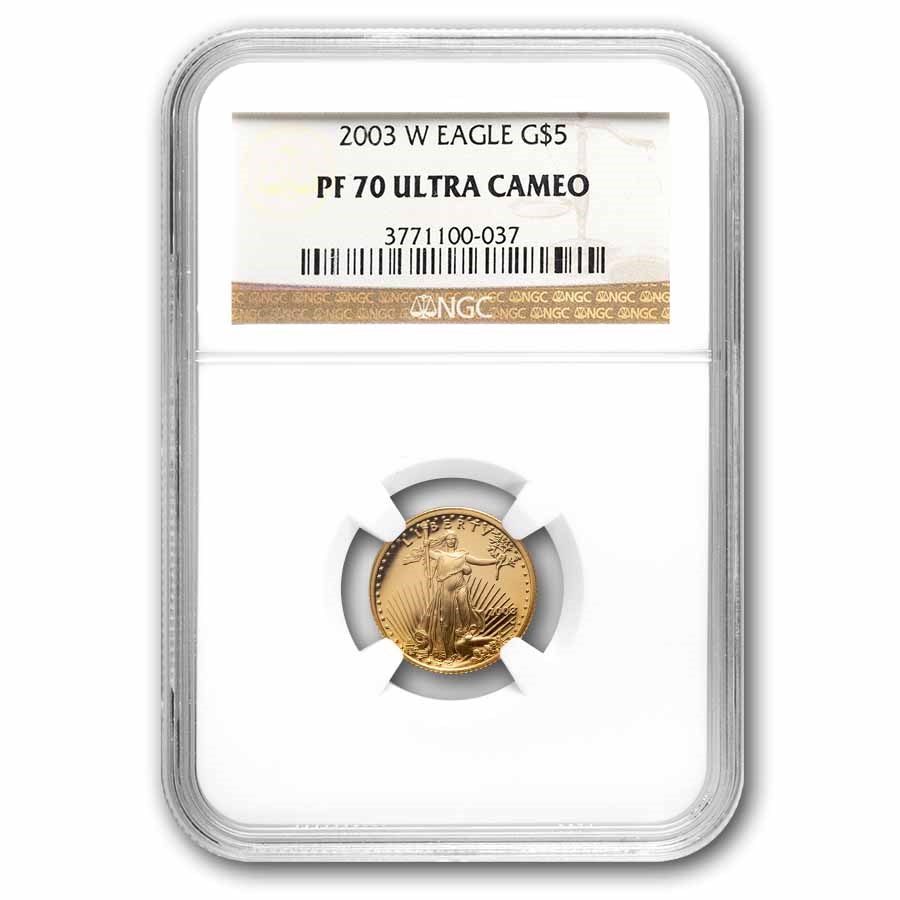 2003-W 1/10 oz Proof American Gold Eagle PF-70 NGC