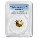 2003-W 1/10 oz Proof American Gold Eagle PR-69 PCGS
