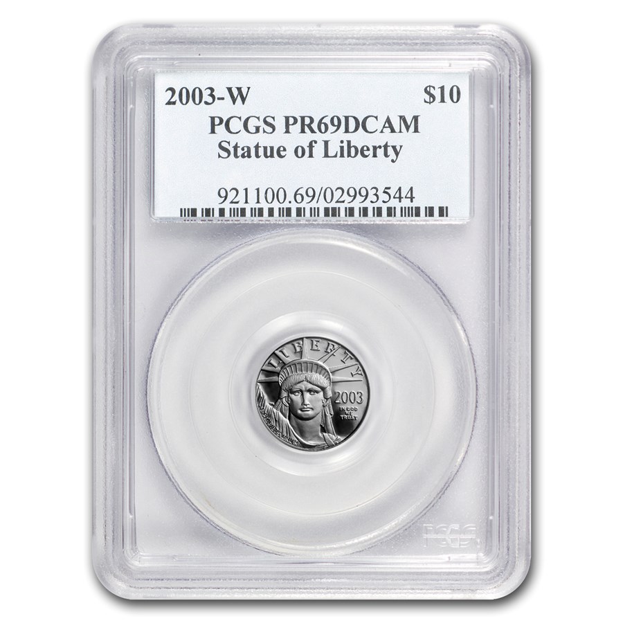 2003-W 1/10 oz Proof American Platinum Eagle PR-69 PCGS