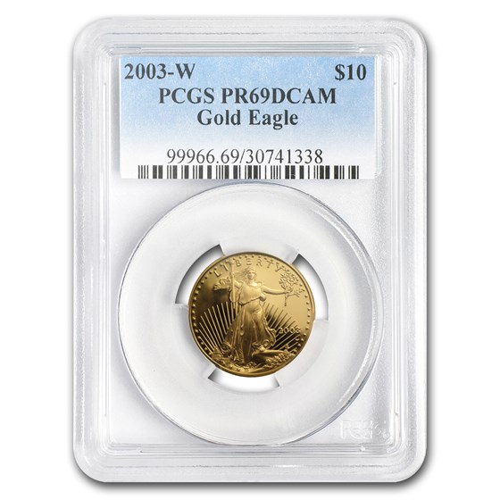 2003-W 1/4 oz Proof American Gold Eagle PR-69 DCAM PCGS 2003-W 1/4 oz Proof American Gold Eagle PR-69 DCAM PCGS