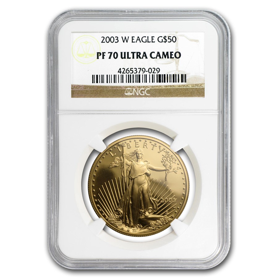 2003-W 1 oz Proof American Gold Eagle PF-70 UCAM NGC