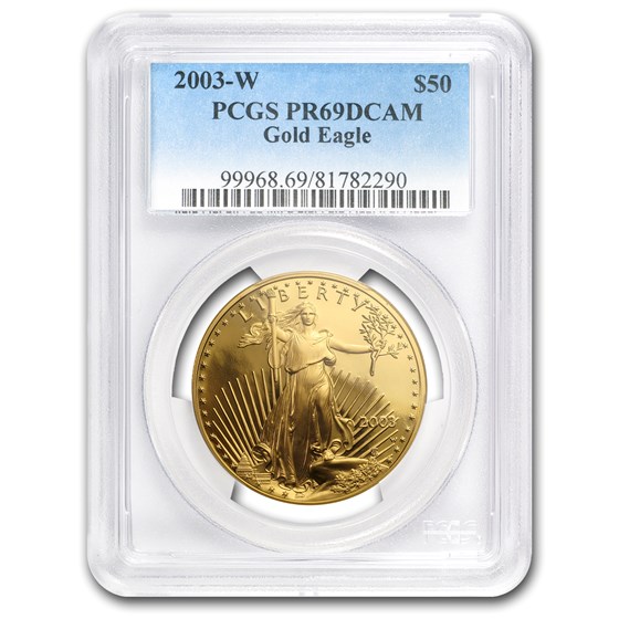2003-W 1 oz Proof American Gold Eagle PR-69 PCGS 2003-W 1 oz Proof American Gold Eagle PR-69 PCGS