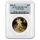 2003-W 1 oz Proof American Gold Eagle PR-70 DCAM PCGS