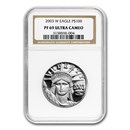 2003-W 1 oz Proof American Platinum Eagle PF-69 NGC
