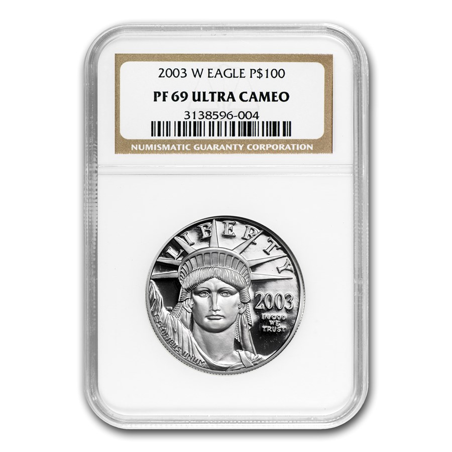2003-W 1 oz Proof American Platinum Eagle PF-69 NGC