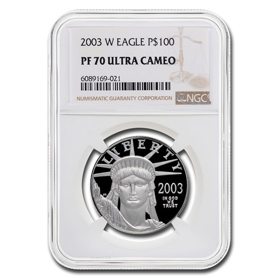 2003-W 4-Coin Proof American Platinum Eagle Set PF-70 NGC