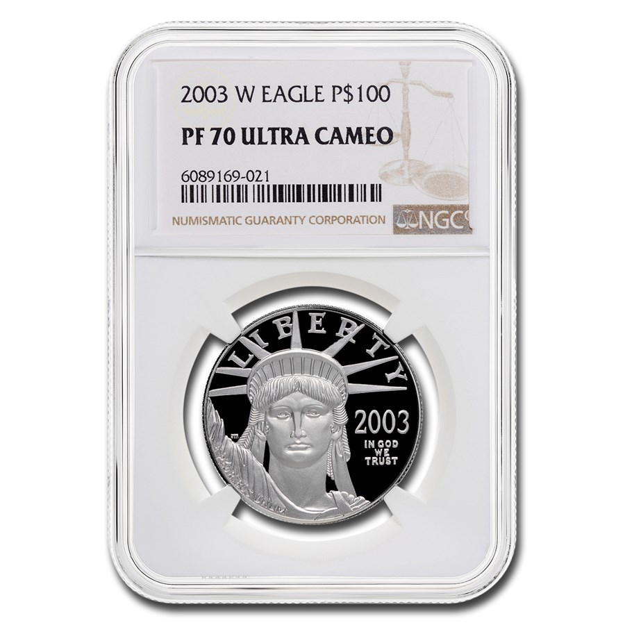 2003-W 4-Coin Proof American Platinum Eagle Set PF-70 NGC