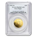 2003-W Gold $10 Commem First Flight Centennial PR-69 PCGS