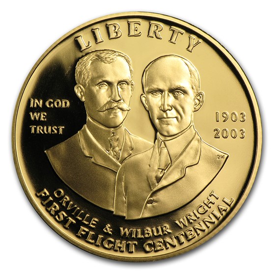 2003-W Gold $10 Commem First Flight Centennial Prf (w/Box & COA) 2003-W Gold $10 Commem First Flight Centennial Prf (w/Box & COA)