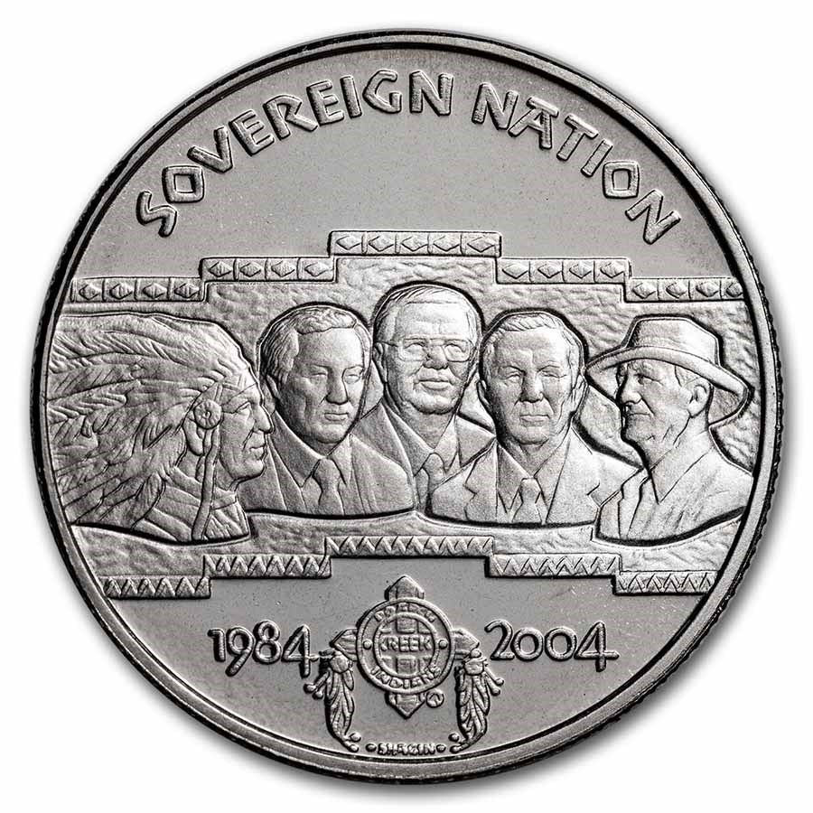 2004 1/2 oz Proof Palladium $10 Poarch Creek Indians