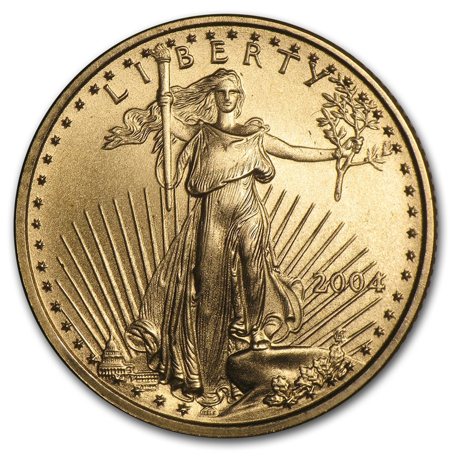 2004 1/4 oz American Gold Eagle BU
