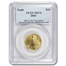 2004 1/4 oz American Gold Eagle MS-70 PCGS
