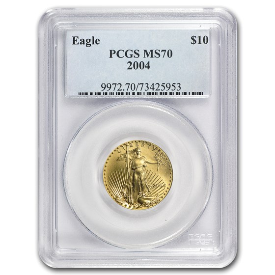 2004 1/4 oz American Gold Eagle MS-70 PCGS