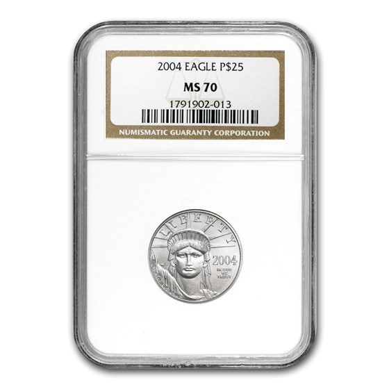 2004 1/4 oz American Platinum Eagle MS-70 NGC 2004 1/4 oz American Platinum Eagle MS-70 NGC