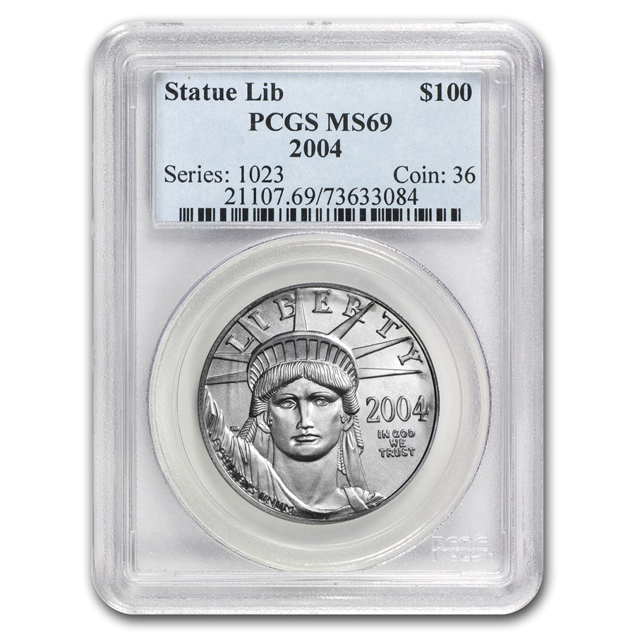 2004 1 oz American Platinum Eagle MS-69 PCGS