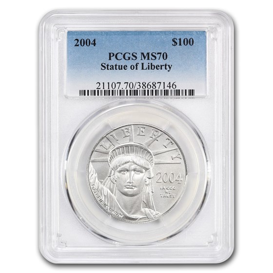 2004 1 oz American Platinum Eagle MS-70 PCGS 2004 1 oz American Platinum Eagle MS-70 PCGS
