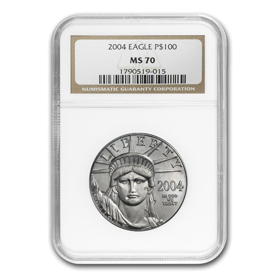 2004 1 oz Platinum American Eagle MS-70 NGC 2004 1 oz Platinum American Eagle MS-70 NGC