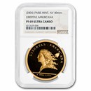 2004 (1776) France Gold Libertas Americana Medal PF-69 NGC