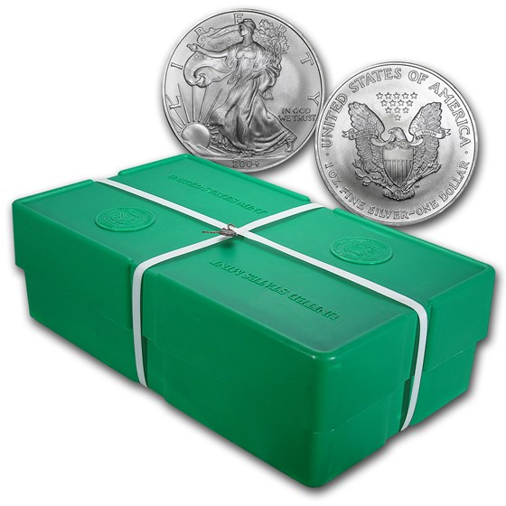 2004 500-Coin American Silver Eagle Monster Box (Sealed) 2004 500-Coin American Silver Eagle Monster Box (Sealed)