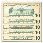 2004-A* (A-Boston) $10 FRN CU (Fr#2039-A*) Star Note, 40 consec