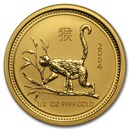 2004 Australia 1/2 oz Gold Lunar Monkey BU (Series I)