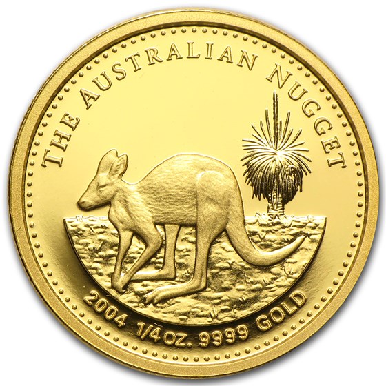 2004 Australia 1/4 oz Proof Gold Nugget 2004 Australia 1/4 oz Proof Gold Nugget