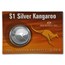 2004 Australia 1 oz Silver Kangaroo (In Display Card)