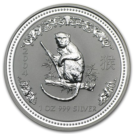 Buy 2004 Australia 1 oz Silver Year of the Monkey BU (Series I 
