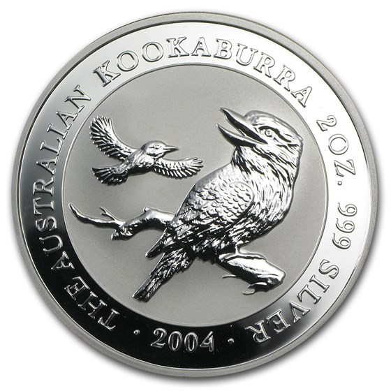 2004 Australia 2 oz Silver Kookaburra BU 2004 Australia 2 oz Silver Kookaburra BU
