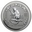 2004 Australia 5 oz Silver Year of the Monkey BU