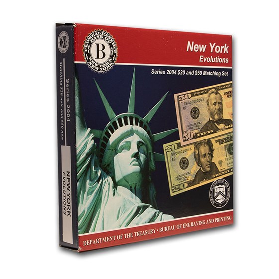 2004 (B-New York) $50 & $20 FRN Matching Set 2004 (B-New York) $50 & $20 FRN Matching Set