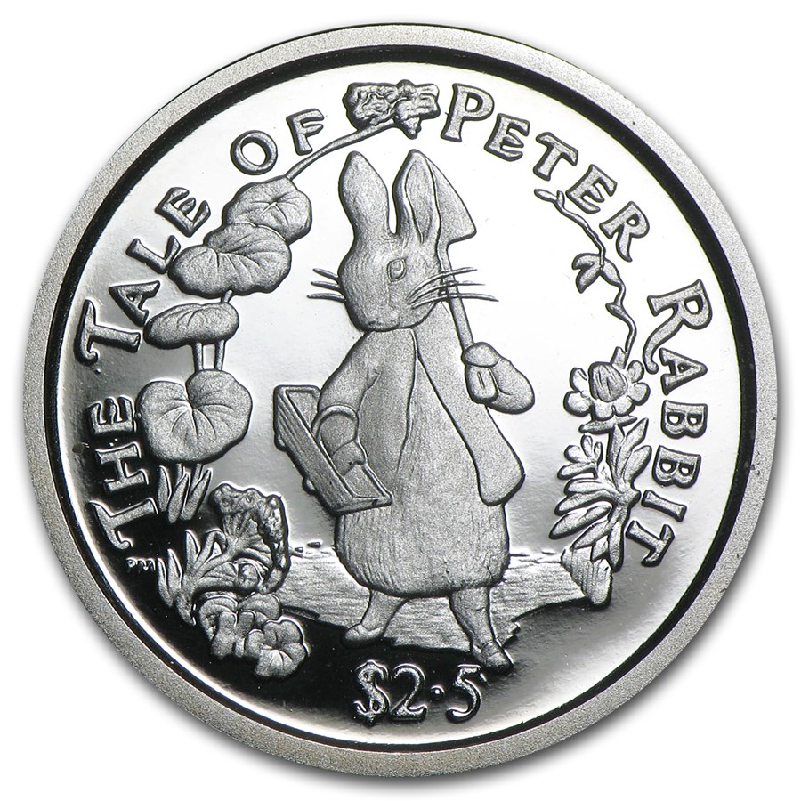 Buy 2004 British Virgin Islands 1/4 oz Silver Peter Rabbit Proof | APMEX