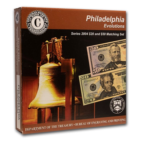 2004 (C-Philadelphia) $50 & $20 FRN Matching Set 2004 (C-Philadelphia) $50 & $20 FRN Matching Set
