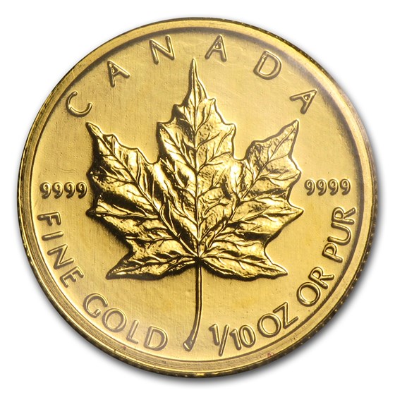 2004 Canada 1/10 oz Gold Maple Leaf BU 2004 Canada 1/10 oz Gold Maple Leaf BU