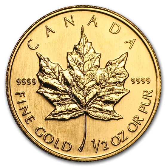 2004 Canada 1/2 oz Gold Maple Leaf BU 2004 Canada 1/2 oz Gold Maple Leaf BU