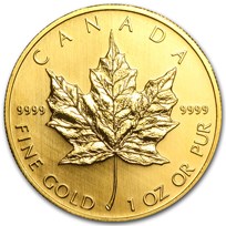 2004 Canada 1 oz Gold Maple Leaf BU