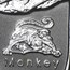 2004 Canada 1 oz Silver Maple Leaf Lunar Monkey Privy
