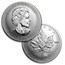 2004 Canada 5-Coin Silver Maple Leaf Set (RCM Privy)
