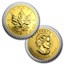 2004 Canada 6-Coin Gold Maple Leaf Bimetallic Set (w/Box)