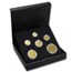 2004 Canada 6-Coin Gold Maple Leaf Bimetallic Set (w/Box)