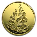 2004 Canada Gold $350 Fireweed .99999 Proof (w/Box & COA)