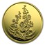 2004 Canada Gold $350 Fireweed .99999 Proof (w/Box & COA)