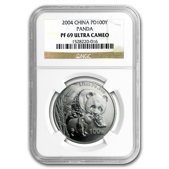 2004 China 1/2 oz Palladium Panda PF-69 NGC 2004 China 1/2 oz Palladium Panda PF-69 NGC