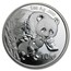 2004 China 1 oz Silver Panda BU (In Capsule)