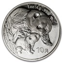 2004 China 1 oz Silver Panda BU (Sealed)